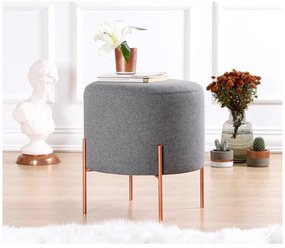 Сива табуретка Copper – Artie