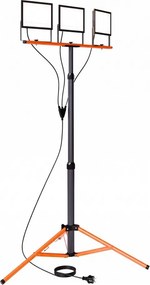LED прожектор със стойка 3xLED/100W/230V 4500K IP65 черно/оранжево