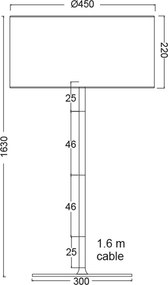 Подова лампа Sonter-Black