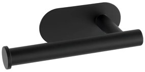 Матово черен комплект самозалепващи аксесоари за баня от неръждаема стомана Orea - Wenko