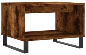 829265 vidaXL Кафе маса, опушен дъб, 60x50x40 см, инженерно дърво