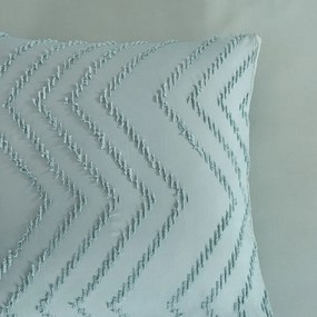 Светлозелено двойно удължено спално бельо от микрофибър 200x220 cm Pure Zigzag – Good Morning