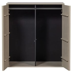 Кремав модулен гардероб от борова дървесина 100x220 cm Daily – vtwonen