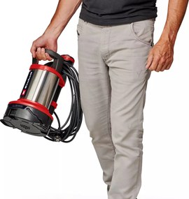 Електрическа потопяема помпа за мръсна вода с поплавък Einhell GE-DP 7535 N LL ECO 2-in-1, 750 W, 9 м, 18500 л/ч (4181600)