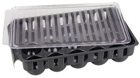 Horecano - Пластмасова кутия за яйца 15бр. антрацит HOME-(F-32-A)