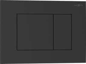 Mexen Tex 02 бутон за източване, черен матов - 6102-02