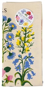 Бежова памучна кърпа за чай , 50 x 70 cm Wild Flowers - Rex London