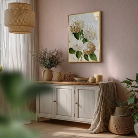 Печатна картина с включена рамка 60x90 cm Hydrangea – Styler
