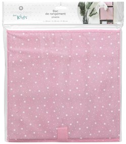 Кутия за съхранение Stars 29 x 29 см розова