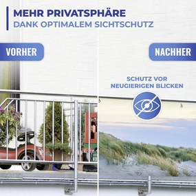 Пластмасов балконски параван 500x85 cm North Sea Coast – Maximex