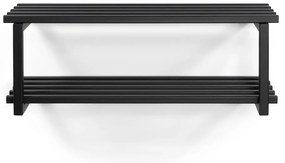 Черна метална висяща стойка за обувки 71x26x34 cm Marco – Spinder Design