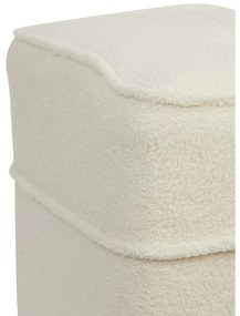 Бежов пуф 40x40 cm Kiki - Light &amp; Living