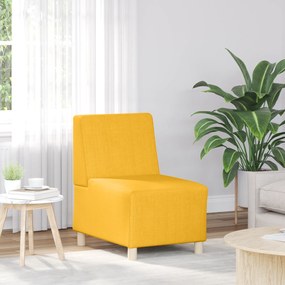 4108501 vidaXL Диван стол Светло жълто 55 x 74 x 82 см Кадифе