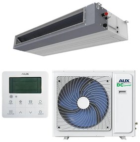 Канален климатик AUX AUMD-H36/NDR3HC + AL-H36/NDR3C2(U), 36000 BTU, 60 м2, R-32, Бял