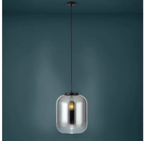 Eglo 39674 - Пендел BULCIAGO 1xE27/40W/230V Ø 35 см опушен