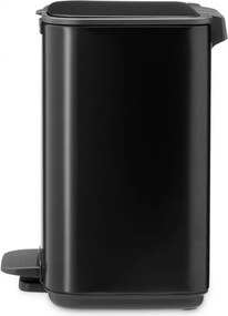 Кош за боклук Brabantia Bo Pedal 1010136, 4 л, Леко затваряне, Противоплъзгаща основа, Черен