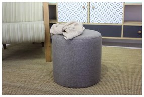 Сива табуретка Silindir – Balcab Home