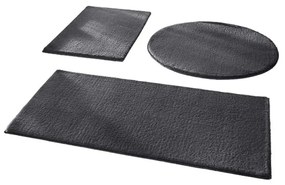 Тъмносиви килими за баня в комплект от 3 бр. 50x90 cm – Mila Home