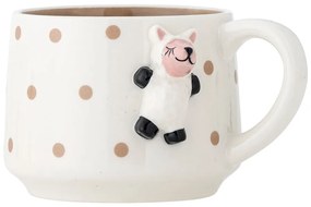 Бяла керамична детска чаша за какао 370 ml Dolly – Bloomingville Mini