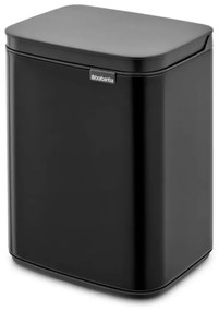 Кош за боклук Brabantia Bo Small 1006622, 4 л, Плавно и безшумно отваряне, Противоплъзгаща основа, Черен