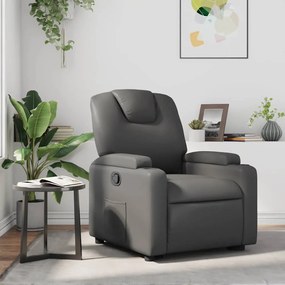 372392 vidaXL Наклоняем стол, сив, изкуствена кожа