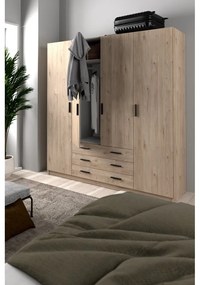 Гардероб от декор от дъб естествен 196x200 cm Sprint – Tvilum