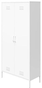 Бял метален гардероб 90x185 cm Mission District - Støraa