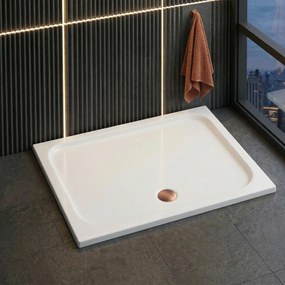 Корито за душ кабина-акрилно Rea Belmond White 80x100