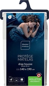 Протектор за матрак антиалергичен/перящ се 140x190 cm Molly Aa 30 – douceur d'intérieur