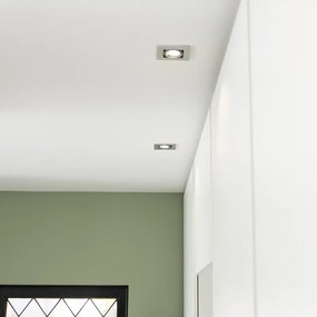 Комплект от 6 модерни вградени прожектора алуминиеви въртящи се и накланящи се GU10 50mm - Qure