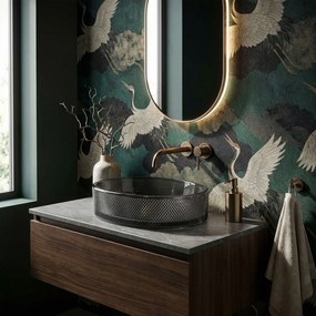 Умивалник за плот REA Mirella Black