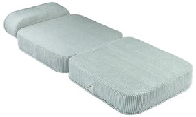 Детски стол от рипсено кадифе в цвят мента Flip – Wigiwama