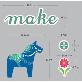 Стикер Fanastick Малки цветни коне - Ambiance