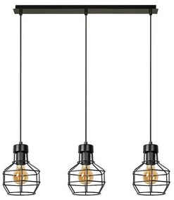 Пендел ТЕРМА, черен, 3xE27