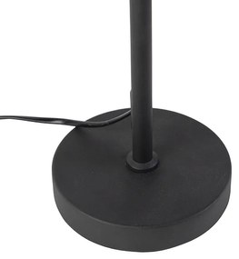 Модерна настолна лампа черна регулируема - Parte