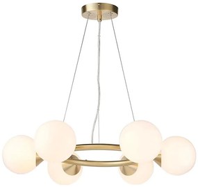 Endon 106390 - Полилей на кабел OTIS 6xG9/3W/230V златист