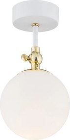 Argon 4002 - Плафон за баня LATINA 1xE14/7W/230V IP44 бял/златист