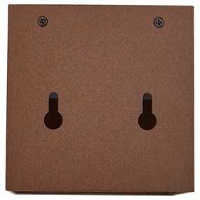 Външна стенна лампа ръждивокафява с LED IP65 соларна - Charlene