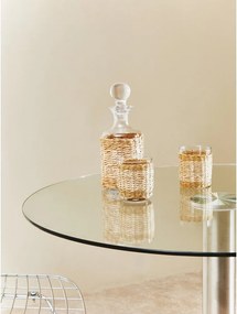 Кръгла трапезна маса със стъклен плот ø 90 cm Metropolitan – Premier Housewares