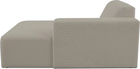 Светлокафяв модулен диван от букле (десен ъгъл) Roxy – Scandic