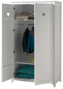 Бял шкаф, височина 190 cm Amori - Vipack