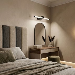 Stenen LED aplik za banya APP1887-1W 40cm BLACK