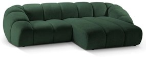 Зелен ъглов диван (десен ъгъл) Diana – Micadoni