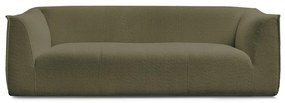 Зелен диван от прежда с примки от букле 242 cm Giorgia – Bobochic Paris