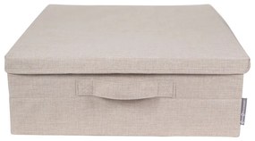 Бежова кутия за съхранение под леглото - Bigso Box of Sweden