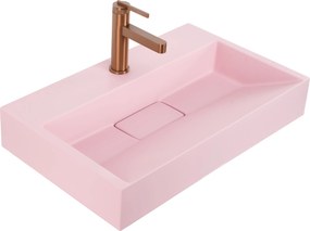 Умивалник МРАМОРЕН КОМПОЗИТ Rea GOYA PINK 50CM