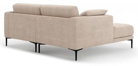 Светлокафяв ъглов диван (ляв ъгъл) Bemy – Micadoni