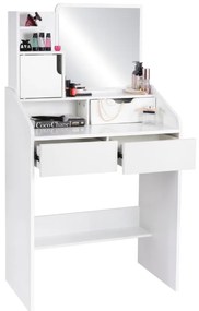 Козметична тоалетка с огледало и чекмеджета