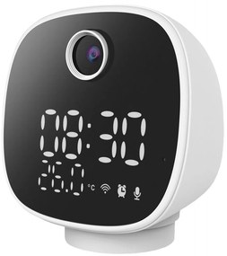 Solight 1D81- Смарт камера с термометър, будилник и LED светлина 1296p Wi-Fi Tuya IP65