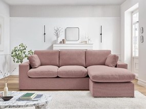 Розов ъглов диван Belair – Bobochic Paris